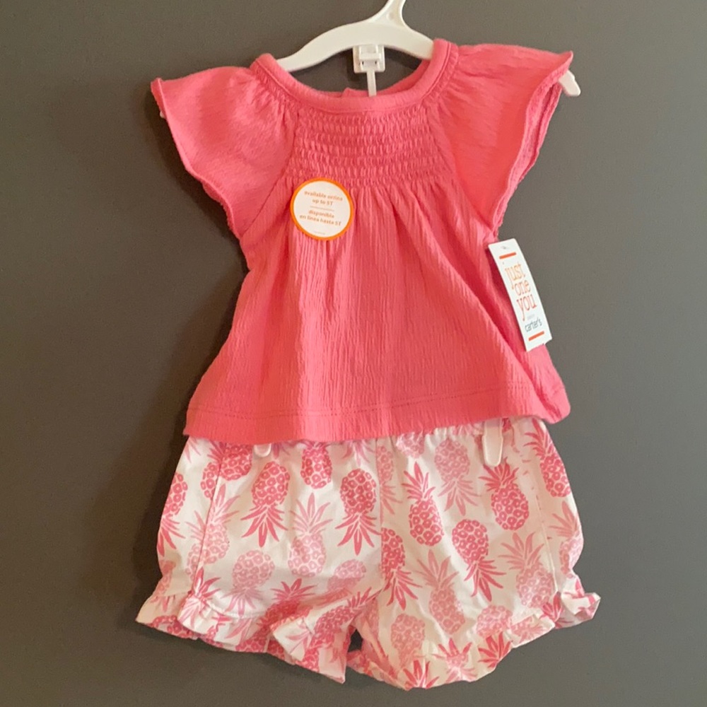 Baby girls pineapple outfit